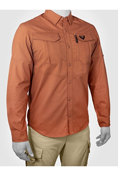Mudeir Gömlek Barlas Kiremit Taktik Tactical Outdoor Koruma Erkek Gömlek