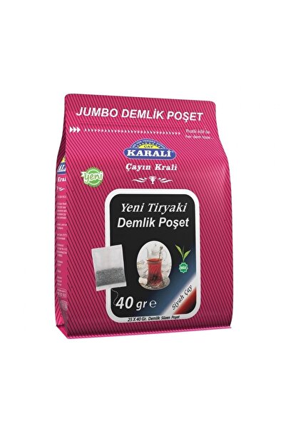 Karali Çay Tiryaki Demlik Poşet Siyah Çay 40x24 gr