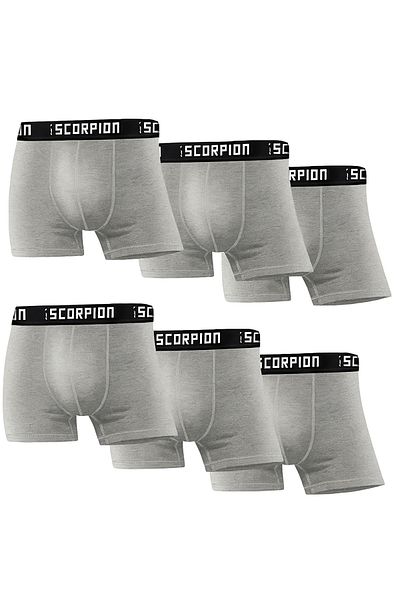 Plus Scorpion Set of 6 Men's Boxers, Plus Scorpion, Cotton