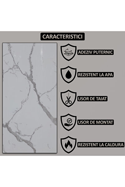 NEXTLY Tapet Autoadeziv Imitatie Marmura , Waterproof, Ajustabil, Adeziv Puternic, Usor De Montat