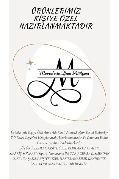 MerveninYaziAtolyesi Prayer Written Plate Necklace for Healing and Disaster Protection