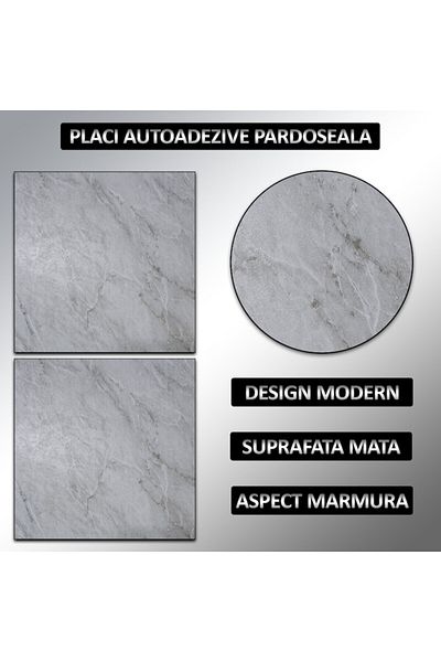 NEXTLY Set 24 X Placi Din Pvc Autoadezive Pentru Podea/perete , Reutilizabile, Waterproof