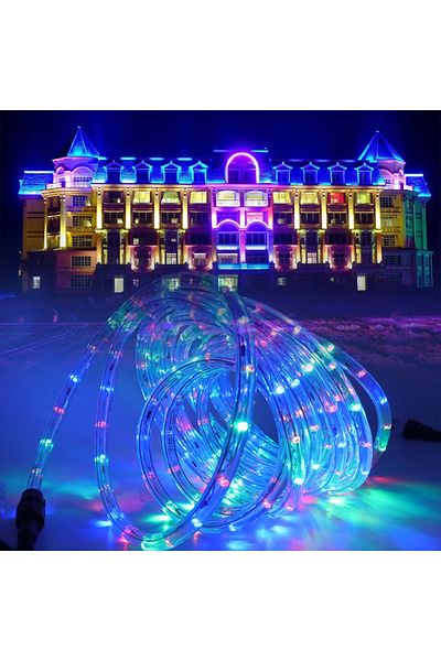 NEXTLY Instalatie De Craciun Tip Furtun , Flexibila, Leduri Rgb Multicolor, Pentru Exterior
