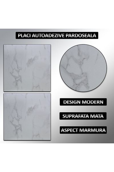 NEXTLY Set 24 X Placi Din Pvc Autoadezive Pentru Podea/perete , Reutilizabile, Waterproof