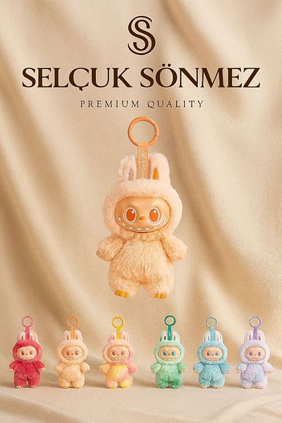 SELÇUK SÖNMEZ Labubu the Monsters Big into Have a Seat Plush, Bag Accessory and Keychain Surprise Content