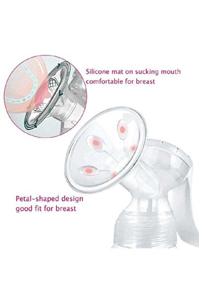 Generic Manual Silicone Breast Pump With Adjustable Suction And Accessories