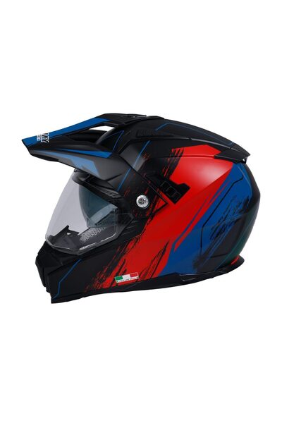 Sway SW X60 SAND Black Red Cross Kask