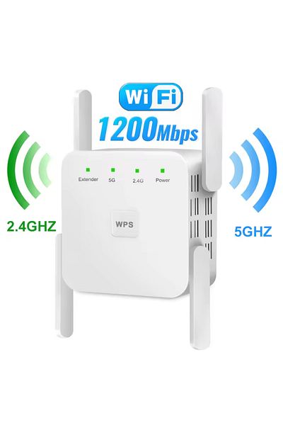 Choice Us Plug 1200m 5g White Wifi Repeater Amplifier Wifi Extender Long Range Wireless