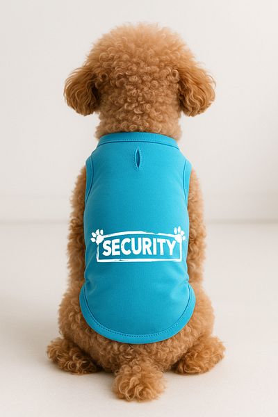 MPZ Pets Cat and Dog Outfit & Gown - Turquoise Security Undershirt