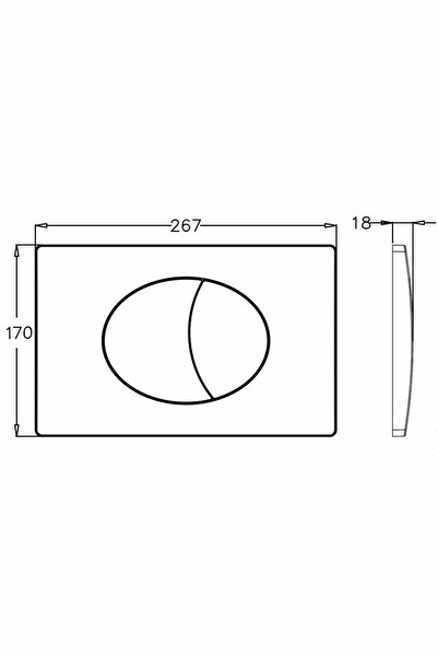 JAPAR Rezervuar Kapağı & Ege Gömme Rezervuar Kumanda Paneli Mat Krom