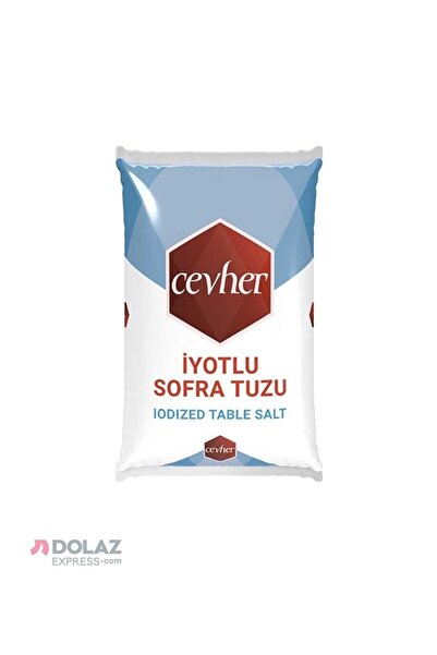 CEVHER İyotlu Sofra Tuzu 750 G
