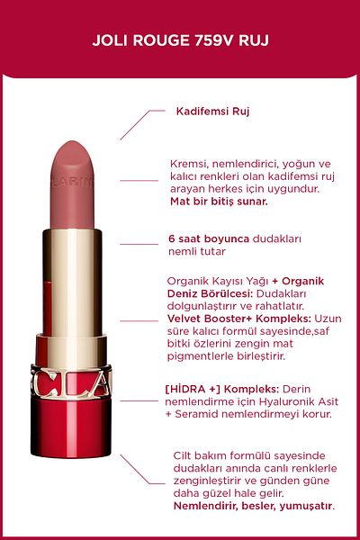 Clarins Joli Rouge 759V - Lipstick