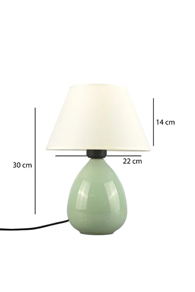 HOMİNG Homing Soft Green Ceramic Lampshade 241950