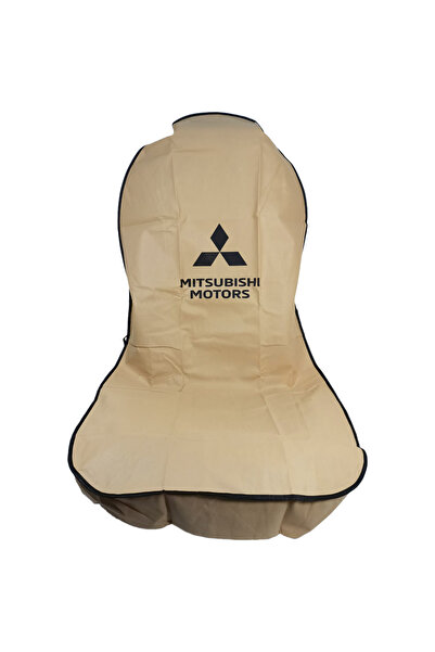 Generic Mistubishi Car Seat Covers 2pcs – Dust & Dirt Protection For Service Center & Daily Use Beige