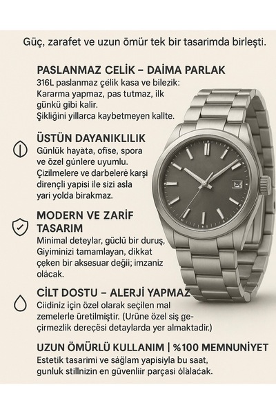 G Sport POLO Çelik Kordon Erkek Kol Saati
