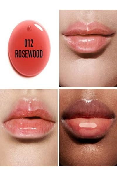 Dior Addict Lip Glow Oil 012 Rosewood 6ml – Nourishing Lip Care With Light Pink Tint & Glossy Shine