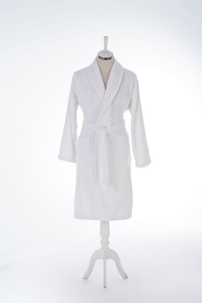 Özdilek Μπουρνούζι Unisex Colorist Şalyaka Size L - Λευκό