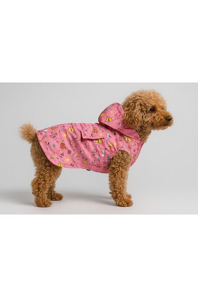 MPZ Pets Dog and Cat Vest & Jacket with Fleece Inside Tent Printed
