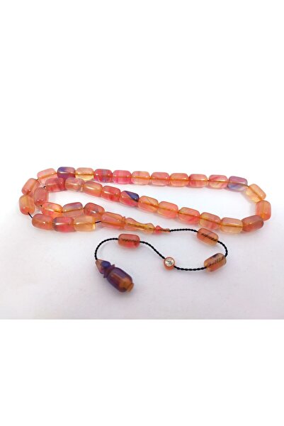 İskeçe Tesbih Șevket Buğruca Lucrare de Maestru Culoare Chihlimbar Certificat...