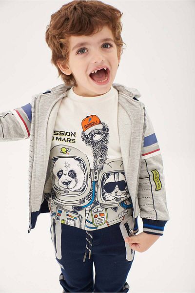 Boboli Boys' Trousers Navy Blue