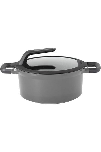 Berghoff Gem Stay Cool Pot Gray 24 cm - 8501025