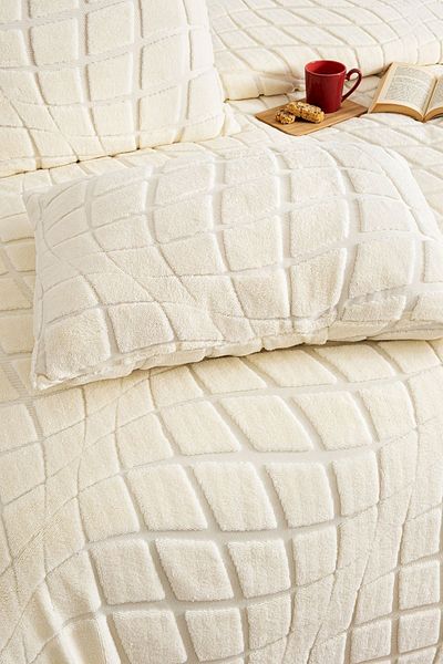 PANCHY CANKY Bedspread 240 X 240 Double Bed Bedding Set Plush Soft Welsoft 2 Pillowcases