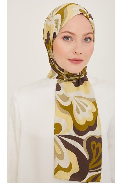 Armine Trend Laurel Shawl 6348-2-09 Πράσινο Καφέ