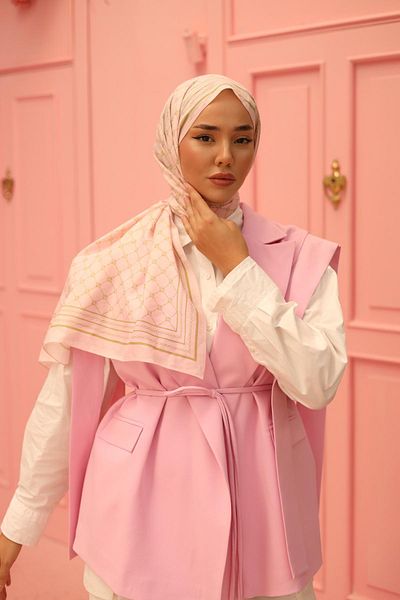 Silk Home Olinda Shawl 49005-26 Ροζ, Πράσινο