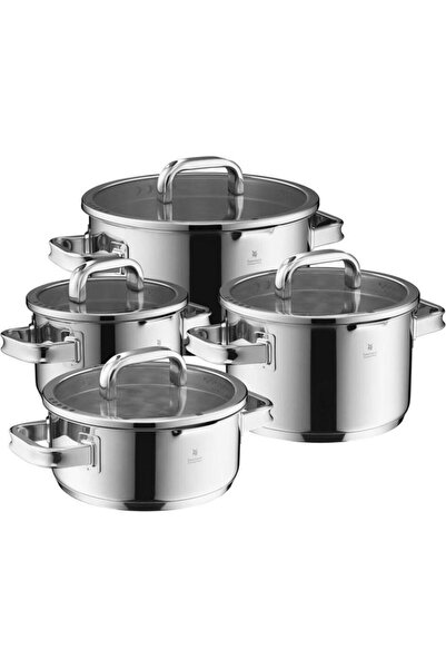 WMF Function 4 Piece Cookware Set Steel Lid