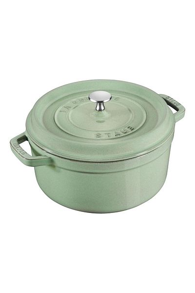 STAUB La Cocotte 20 cm 2,2Lt Sage Round Cast Iron Pot - 405087030
