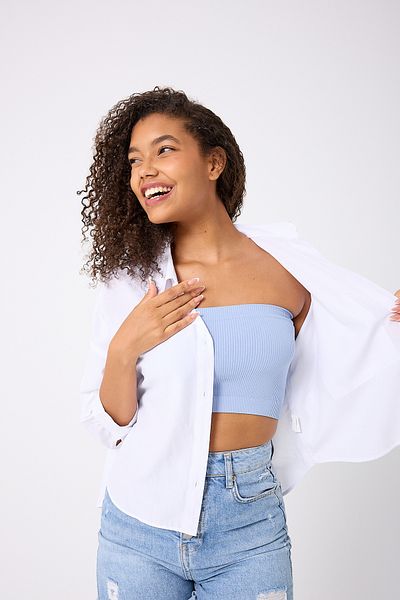 FOREVER MORE Crop top fără bretele