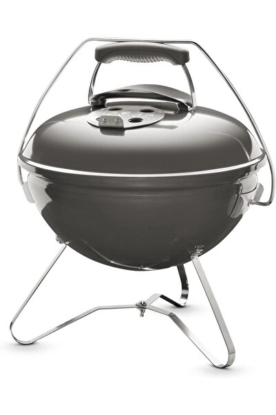 WEBER 1126704 Duman Gri Kömürlü Mangal Barbekü - Smokey Joe® Premium, Smoke Gray