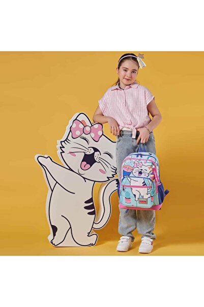 Coral High Kids School Bag Ice Cream Cat 23751
