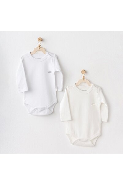 andywawa Ac25210 Long Sleeve 2'li Basic Body Ekru