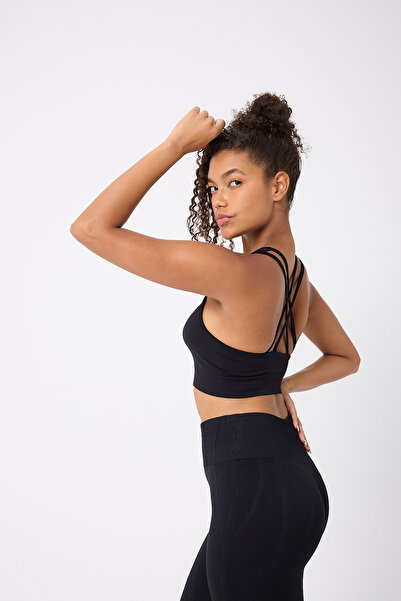 FOREVER MORE Back Cross String Crop