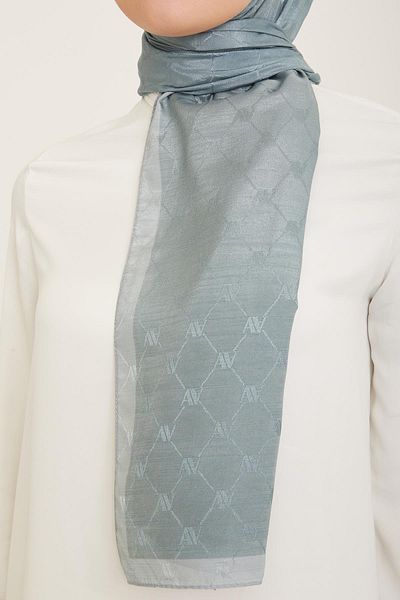 Armine Trend Monogram Shawl 2-149 - Verde mentă
