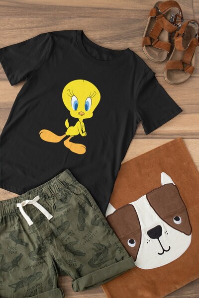 SVART WEAR Tricou cu mânecă scurtă pentru copii și adolescenți, 100% bumbac, ...