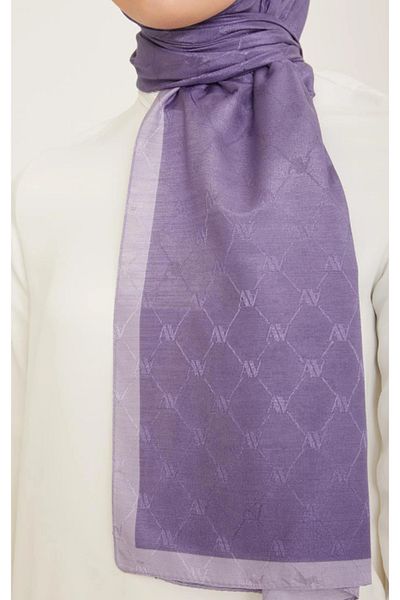 Armine Trend Monogram Shawl 2-118 - Mov