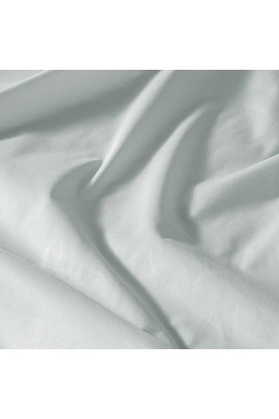 Penelope 100% Cotton Percale Fitted Sheet 120X200 cm Blue - Pure Series