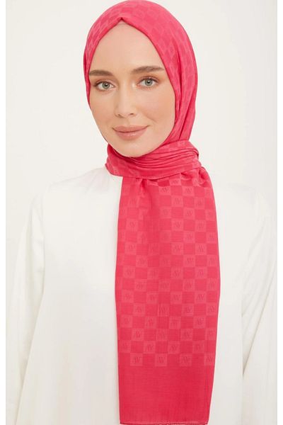 Armine Trend P.Monogram Shawl 52 Pink