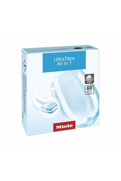 Miele قرص Ultratabs متعدد الألوان (60 قطعة) منظف غسالة الصحون