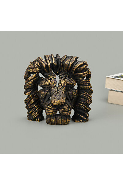 Evidea Deco Leone Dekor - Gold / Siyah - 14,5 cm