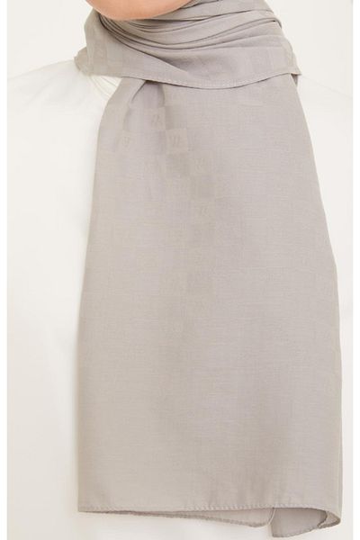 Armine Trend P.Monogram Shawl 21111 Gray