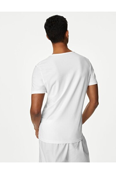 Marks & Spencer 3'lü Cool&Fresh™ Kısa Kollu Atlet Seti
