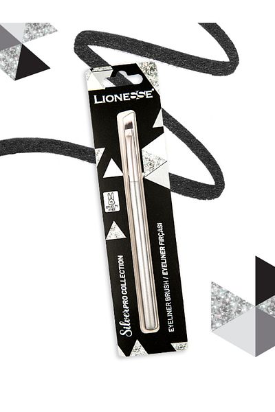 Lionesse Silver Collection Eyeliner Brush 5124 -Professional Series, Cruelty Free