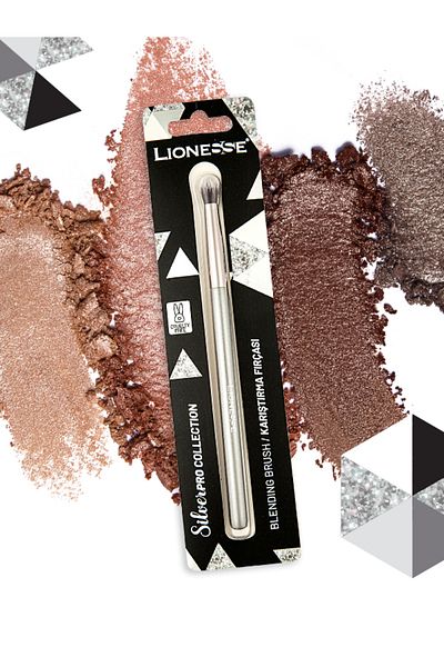 Lionesse Silver Collection Mixing Brush 5122 - Professional Series, Cruelty Free