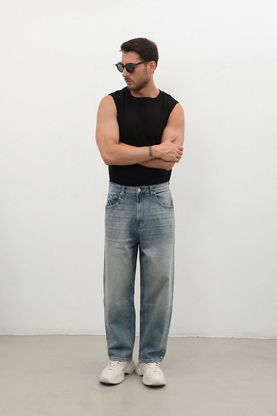 BANNY JEANS Skater Fit Men's Jean Trousers - Tint