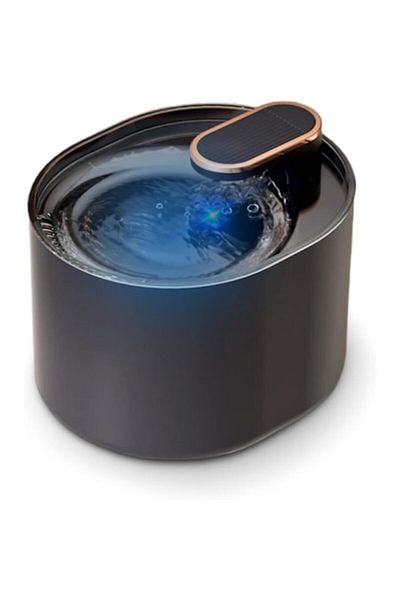 OEM Dispenser de apa automat, tip fantana pentru pisici si caini, 3L, Filtru de curatare, Culoare Negru