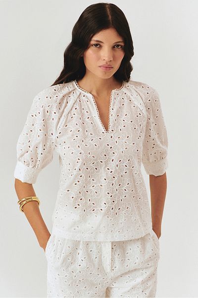 Exquise Μαύρη μπλούζα με κοντό μανίκι Fishtail Fabric Comfortable Fit