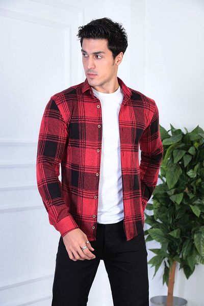 jack carisma Men's Lumberjack Shirt - Slim Fit, Flexible and Comfortable Wear, Possessed